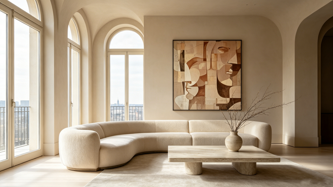 How to Style Abstract Faces Wall Art in Modern Interiors | Cubist Wall Art Guide