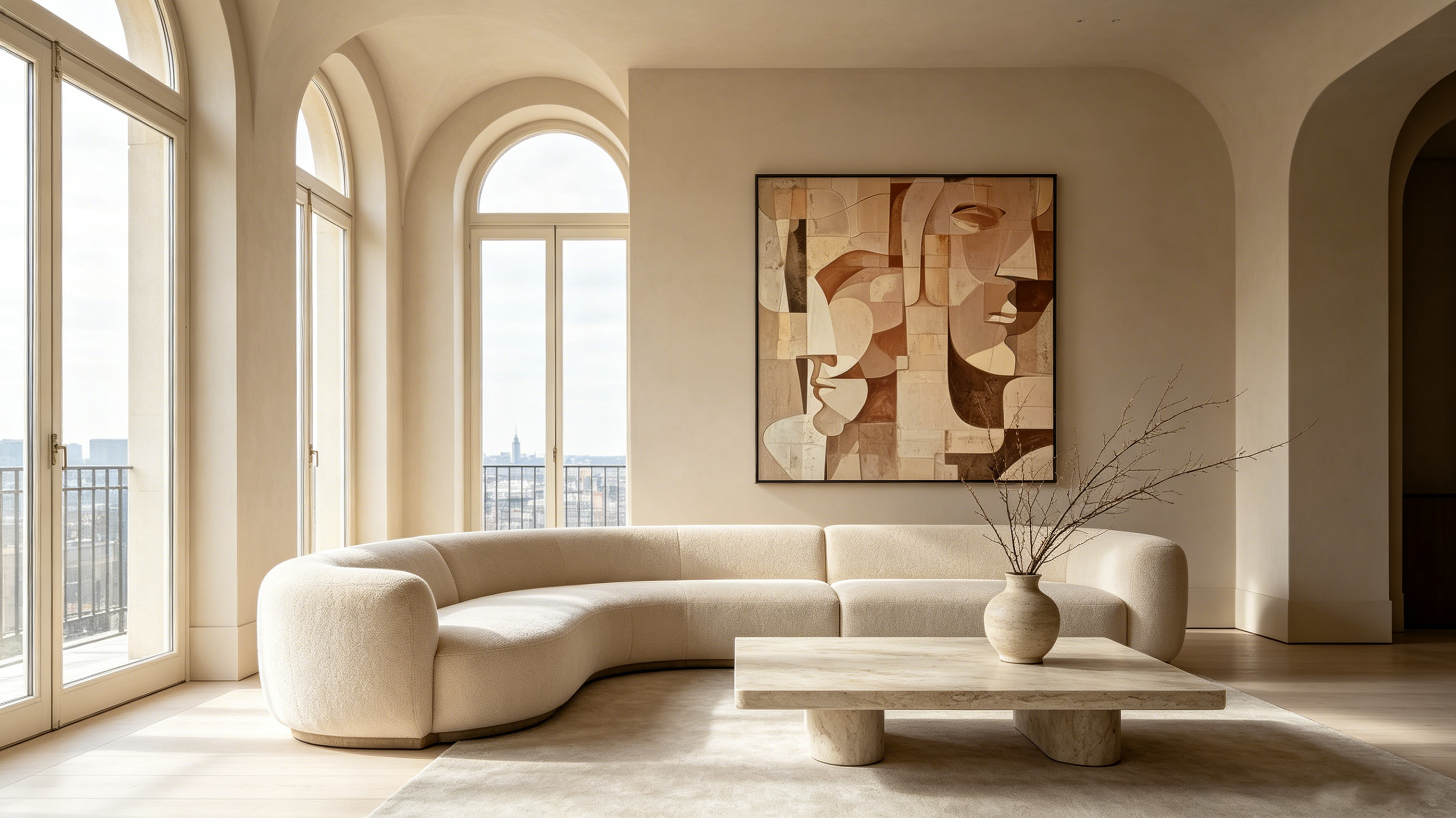 How to Style Abstract Faces Wall Art in Modern Interiors | Cubist Wall Art Guide