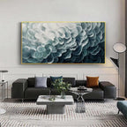 BREEZE: Textured Impasto Abstract MEDITERRANEAN Seascape Canvas