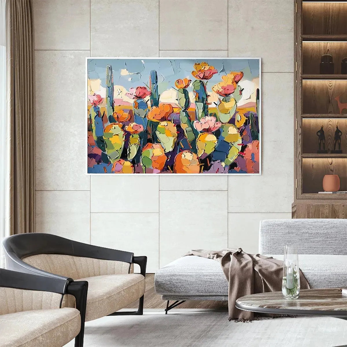 DESERT BLOOM: Prickly Plants Warm Wonder Wall Art