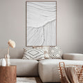 SERENE RIFT: Minimalist Textured Wall Art