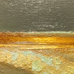 A CAT'S TREASURE: Textured Impasto Painting of a Whimsical Black Cat