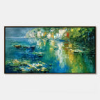 AMALFI REFLECTIONS: Textured Impasto Painting of Italian Coast Reflections