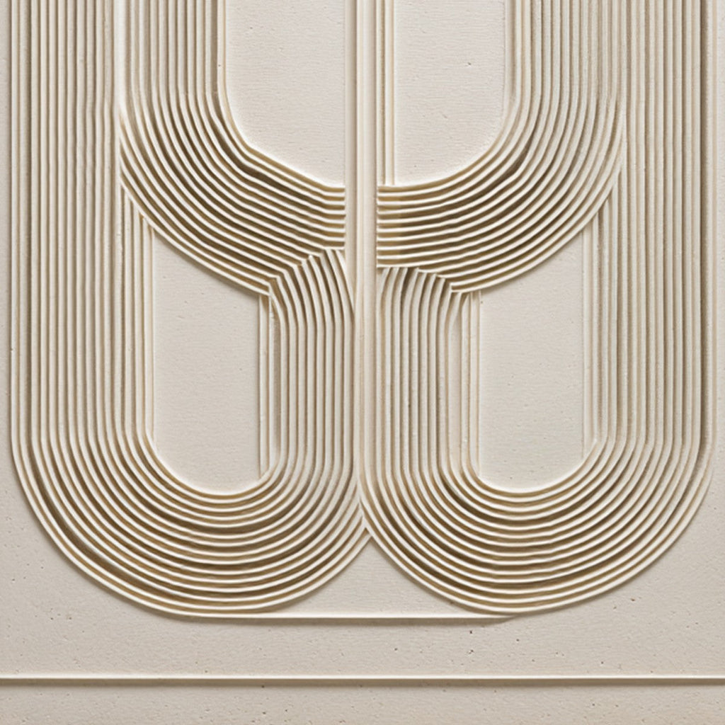 ARCADE: Textured Minimalist Architectural Abstract Painting