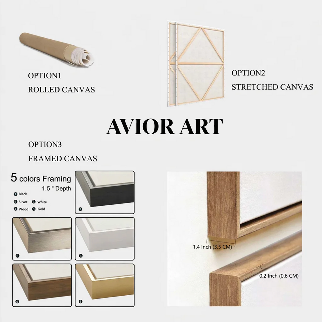 AVIORART Triumph Gold Wall Art Canvas