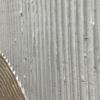 Ready to Ship ｜Beige Arches Diptych: Vertical Textured Abstract Wall Art Set