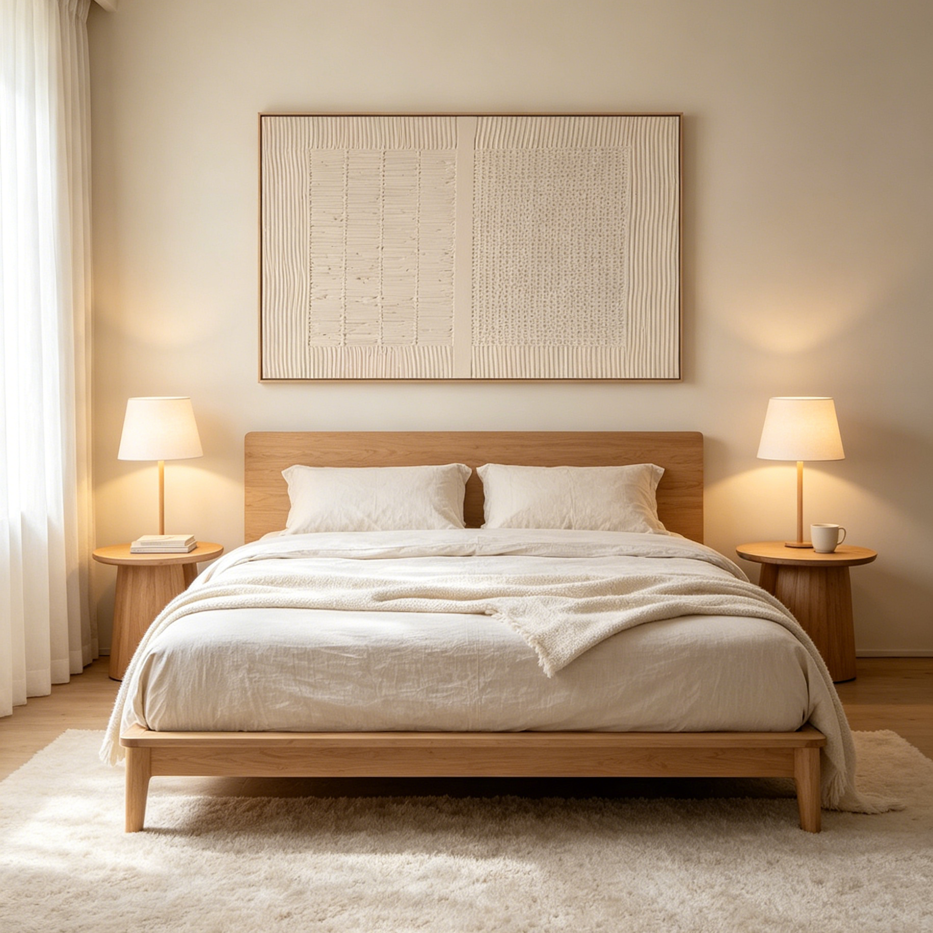 BEIGE TEXTURE : Textured Minimalist Beige Canvas
