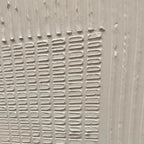 Beige Texture Diptych by Javier Ramirez - Textured abstract painting with minimalist design in neutral tones, modern decor.