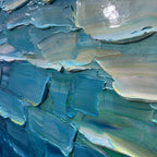 Original Textured Abstract Impasto Oil Painting - Colorful Modern Wall Art