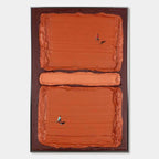 CLAY COURT Textured Minimalist Tennis Match Oil Painting