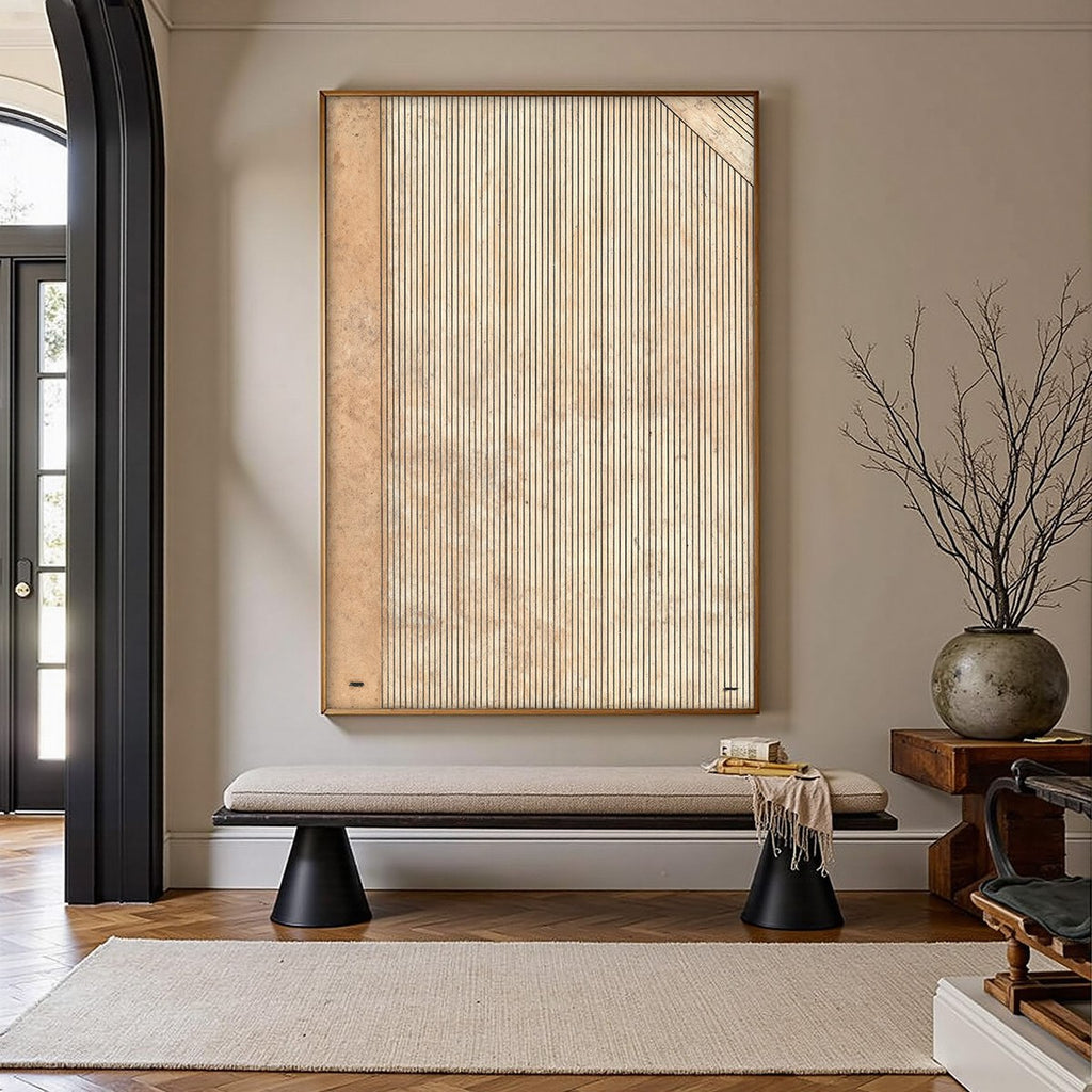 CODEX: Minimalist Architectural Line Art Painting
