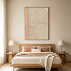 CODEX: Lines Earth Toned Texture Band Minimalist Canvas