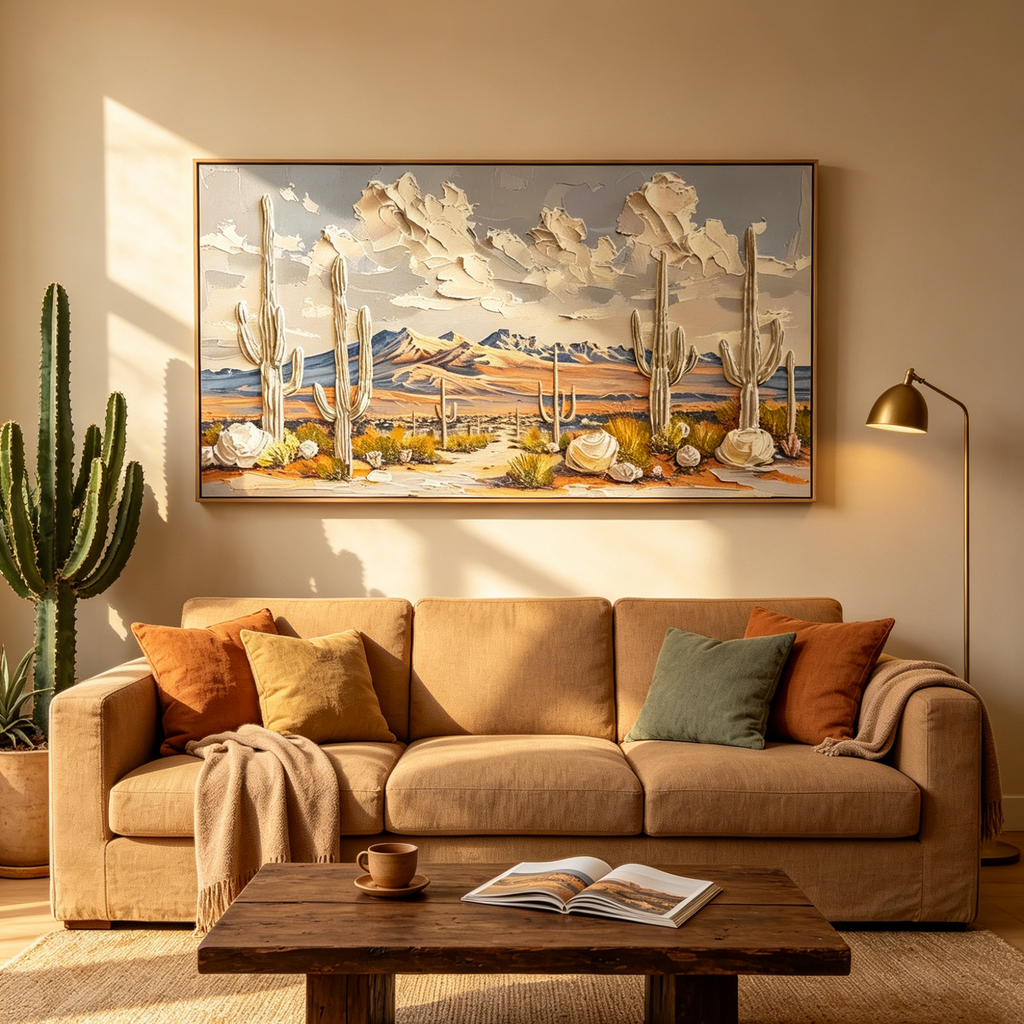 DESERT DREAM: Warm Hues Quiet Majesty Desert Wall Art