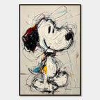 DREAMER'S DOODLE: Textured Pop Art Character Painting