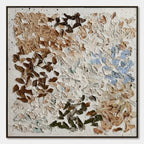 EARTH'S MOSAIC: Textured Wabi Sabi Abstract Impasto Painting