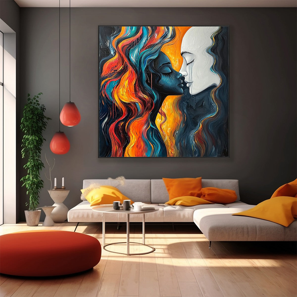 ETERNAL_EMBRACE_Colorful_Portrait_Oil_Painting_of_Two_Lovers
