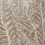 GOLDEN BOTANICALS: Textured Impasto Gold Leaf White Botanicals Canvas