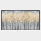 Panoramic Landscape Painting, Textured Trees