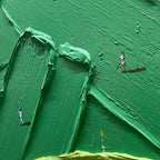 GREEN SWING: Textured Impasto Golf Scene Painting
