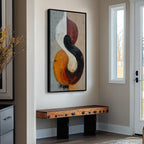 INTERTWINE: Textured Wabi Sabi Abstract Painting for Modern Decor