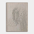 IMPRINT CANVAS: Minimalist Textured Wall Art