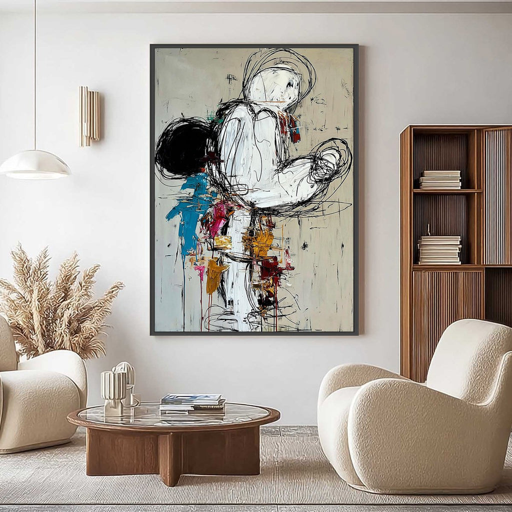 KINETIC FORM: Expressive Abstract Figurative Wall Art