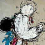 KINETIC FORM: Expressive Abstract Figurative Wall Art