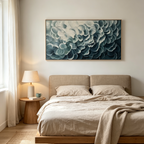 BREEZE: Textured Impasto Abstract MEDITERRANEAN Seascape Canvas