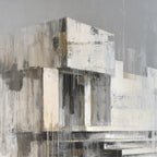 SANCTUARY: Abstract Architectural Painting