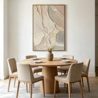 SERENE TEXTURES: Textured Impasto Gentle Undulations Canvas