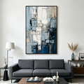STRATUM: Impasto Cool Blues Crisp Whites Grounding Canvas