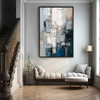STRATUM: Impasto Cool Blues Crisp Whites Grounding Canvas