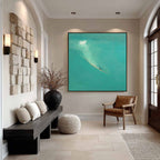 SUBMERGE: Minimalist Wabi Sabi Sea Painting