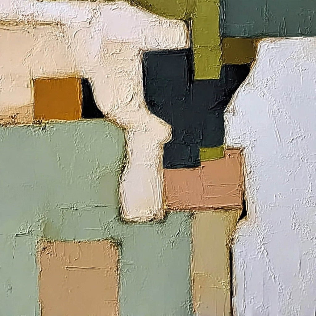 TERRA FIRMA: Textured Wabi Sabi Abstract Oil Painting