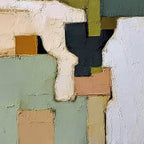 TERRA FIRMA: Textured Wabi Sabi Abstract Oil Painting