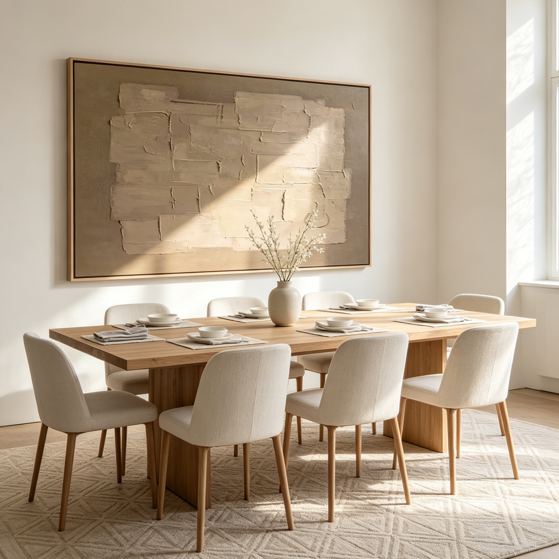 TAUPE ABSTRACT:  Textured Taupe Subtle Minimalist Canvas