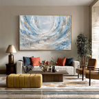 THE EXODUS: Large Abstract Figurative Textured Wall Art