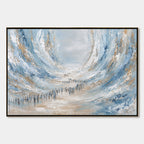 THE EXODUS: Large Abstract Figurative Textured Wall Art