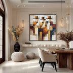 THE JOURNEYMEN: Heavy Texture Palette Knife Figurative Painting