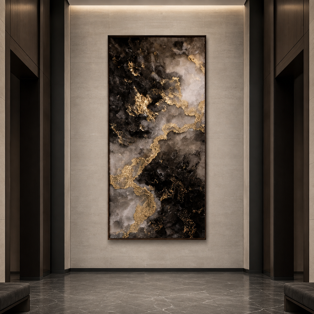 AVIORART Triumph Gold Wall Art Canvas