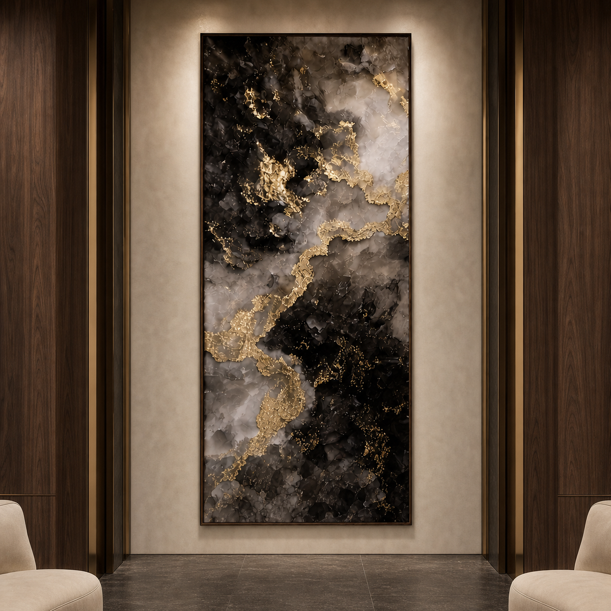AVIORART Triumph Gold Wall Art Canvas