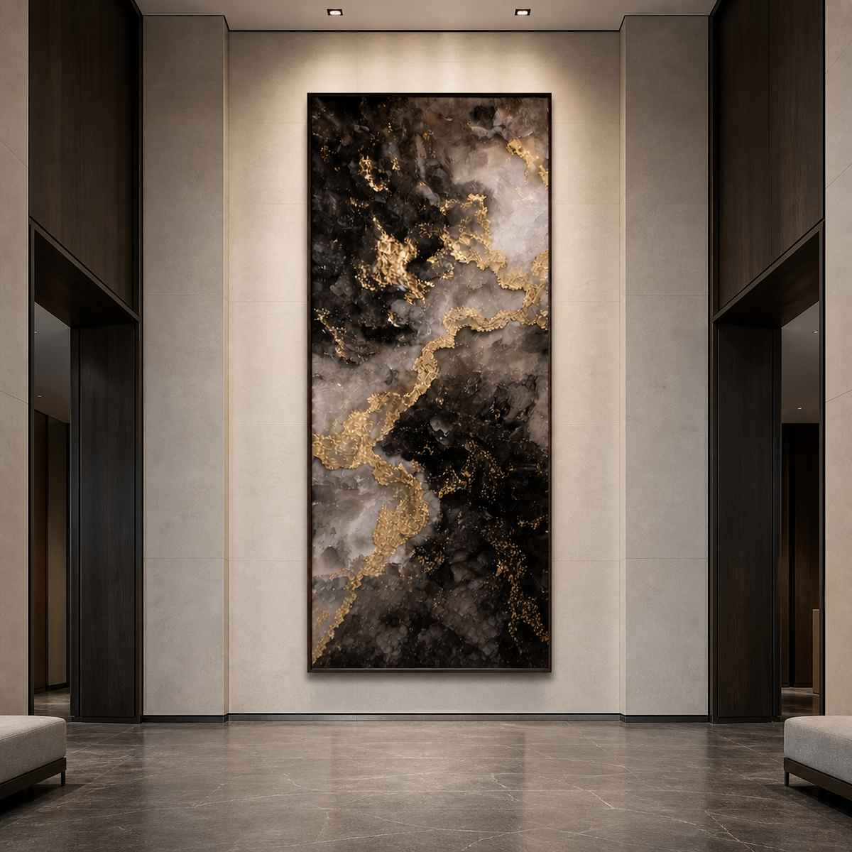 AVIORART Triumph Gold Wall Art Canvas