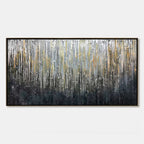 URBAN CASCADE: Large Textured Abstract Palette Knife Painting