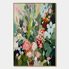 VerticalFloralPaintinginVibrantColors