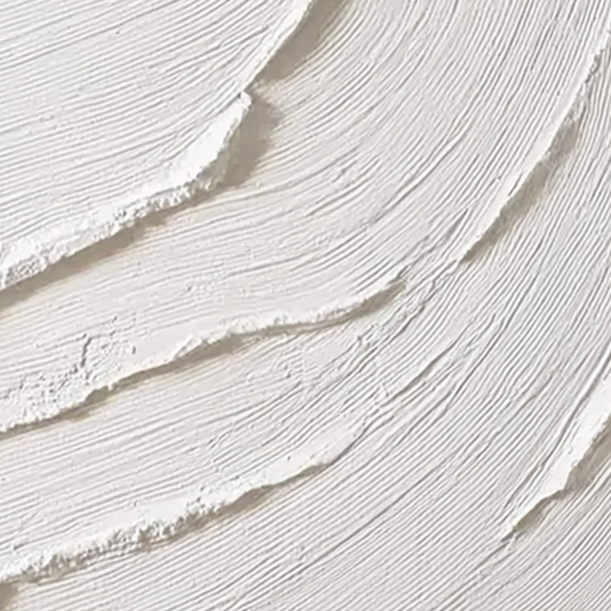 WHISPERING WAVES: Textured White Minimalist Wabi Sabi Abstract Painting