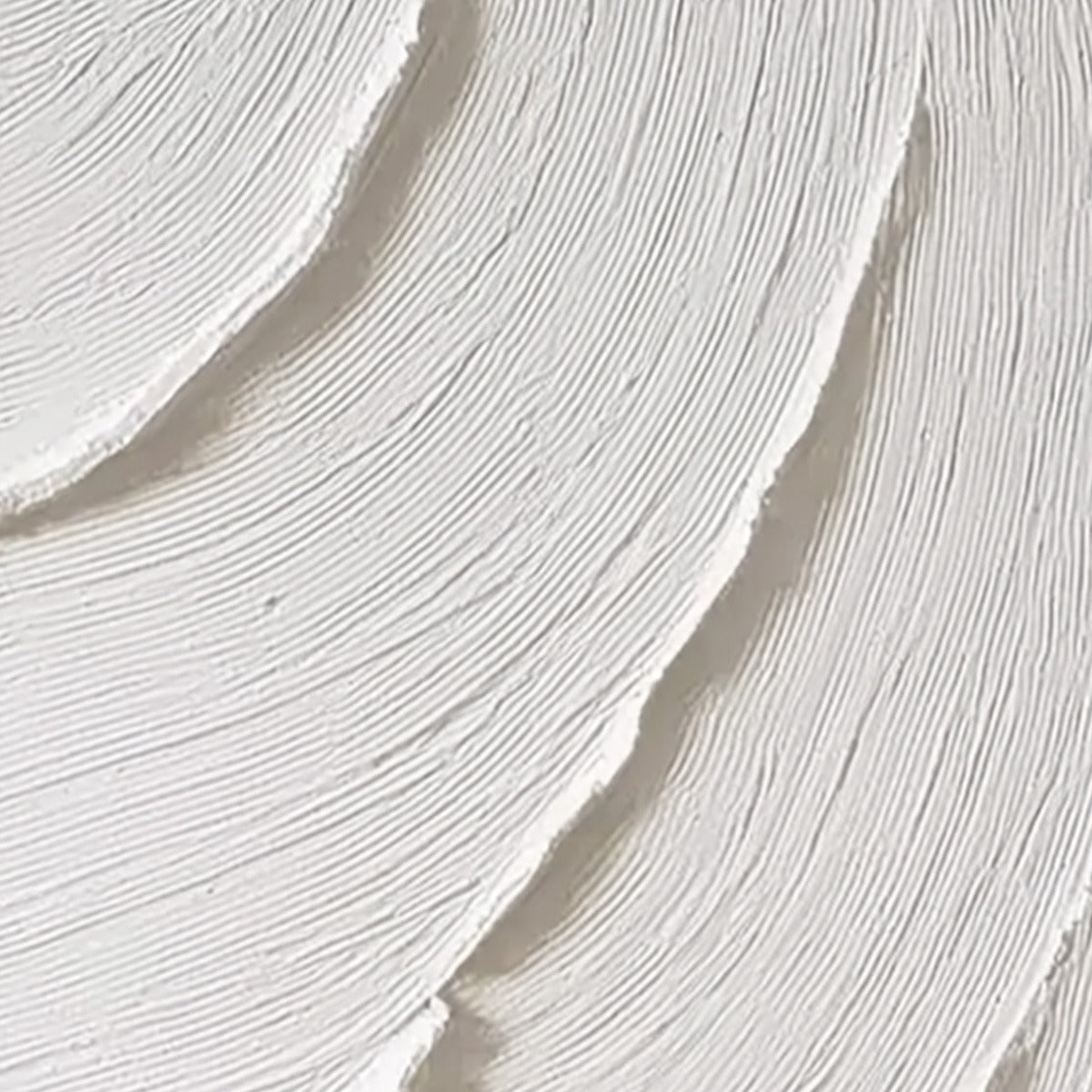 WHISPERING WAVES: Textured White Minimalist Wabi Sabi Abstract Painting