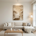 WHITE SAND DUNES: Textured Flowing Sand Dune Canvas