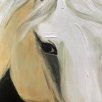 WINDWHISPER: Horse Wall Art Rustic Animal Canvas