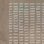Textured Beige Grid painting by Javier Ramirez, beige and textured minimalist artwork for modern wall decor, grid pattern