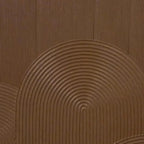 Brown Textured Arch painting by Javier Ramirez: textured brown arches, vertical abstract artwork for modern spaces.